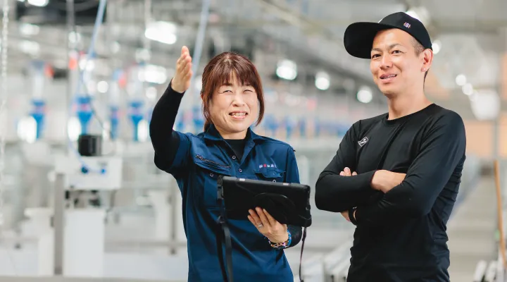 お客様との打ち合わせ